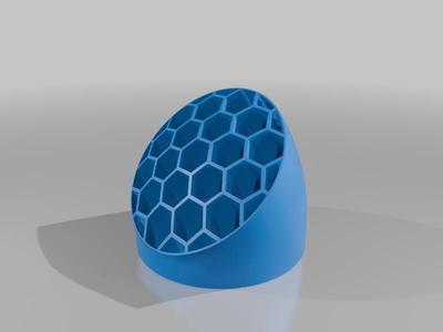 Remix - Pen Holder - honey comb - stl + f3d