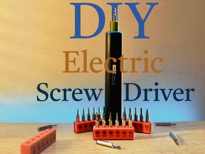 DIY Electric Screwdriver | Cordless Screwdriver | Rechargeable