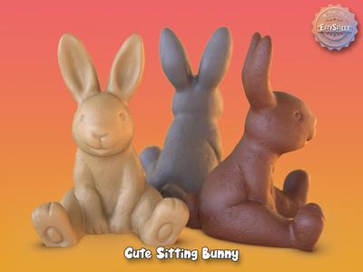 Cute Sitting Bunny