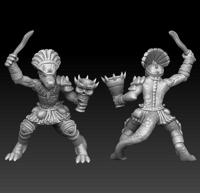 lizard tribal shaman