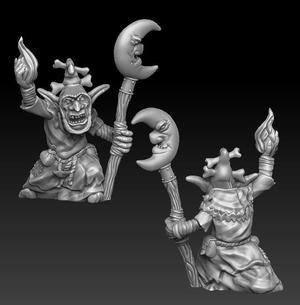 Goblin warlock cast flame