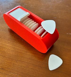 Sliding Box Guitar Pick Holder