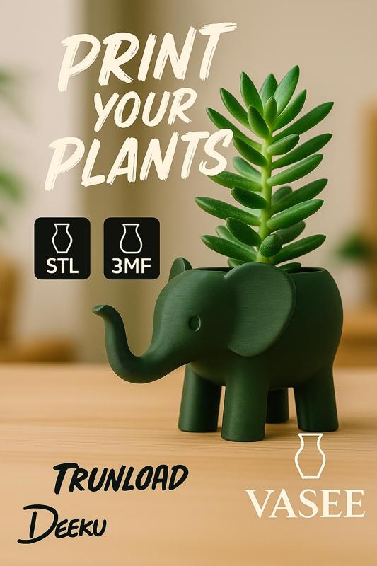 White Elephant Planter – Modern Boho Style