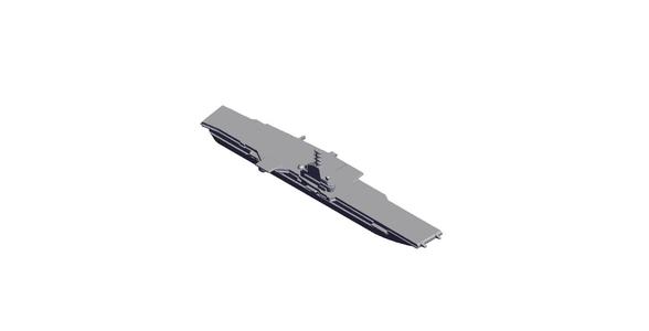 1/2400 Scale USS Yorktown CVS-10.stl