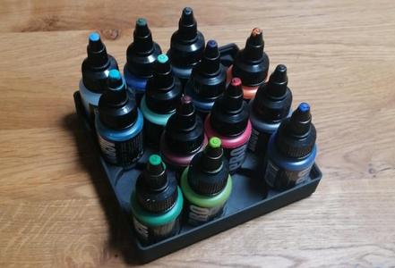 Pro Acryl Paint Rack Gridfinity 3x3