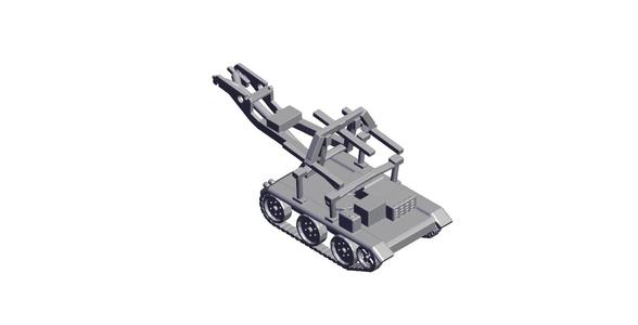 1/87 Scale M-501 Hawk Missile Loader.stl