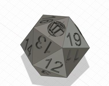 Millerville TCG club roll down dice logo