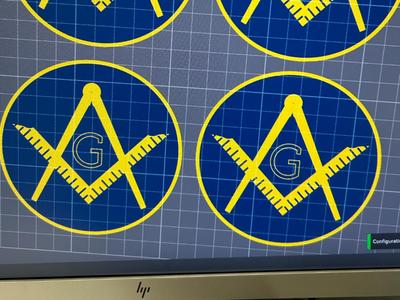 Free Mason Coaster set