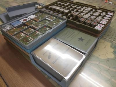 Storage trays for Compass Games Combat!
