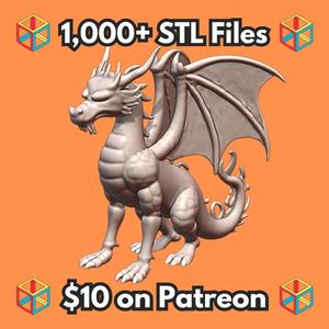 28mm DND Old Wise Noble Valiant Dragon Defender Miniature MineeForm FDM 3D Print STL File
