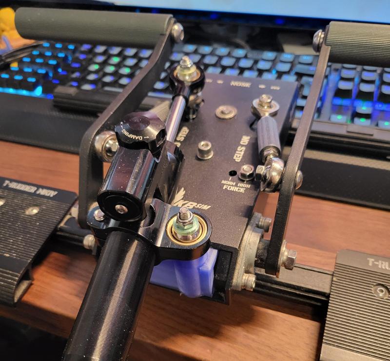 VKB T-Rudder Mk IV Hydraulic Damper Mount