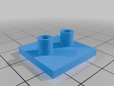 Through-hole Plates for Adjustable GPU Bracket - M3 Screw Compatible