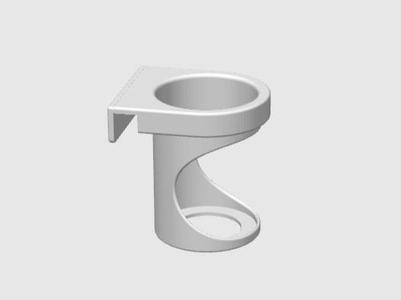 Cup holder for bed (for 19mm board)