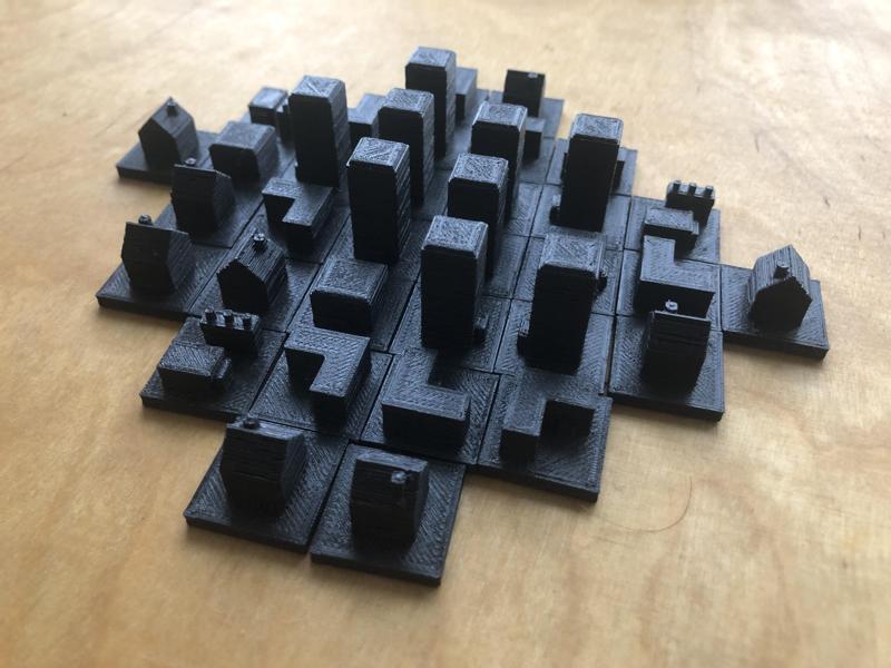 Buildings / houses for board games