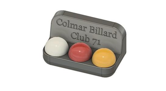 Support de billes de billard français