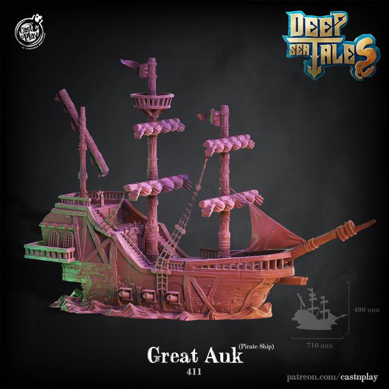 Great Auk (Pirate Ship) (Pre-Supported)