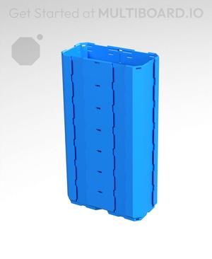 2x1x3.5 - Full Multipoint Rail - Multibin Shell
