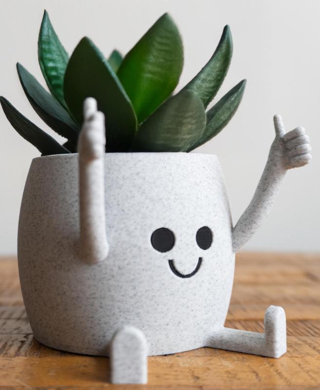 Happy Sitting Pot Thumbs Up