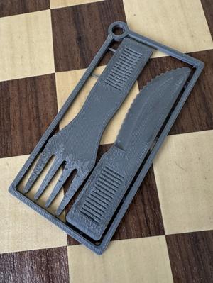 Camping cutlery card FREE