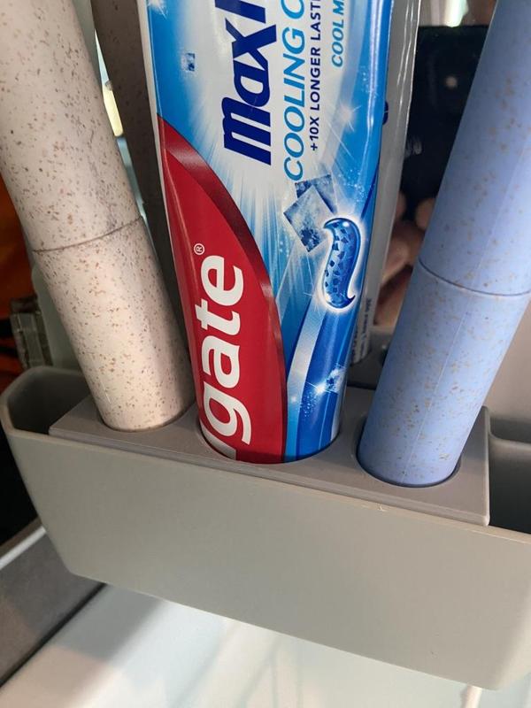 VW California Toothbrush and toothpaste holder for the cabinet door.