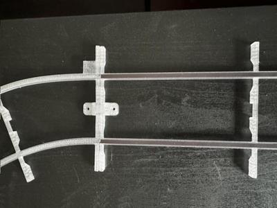 Test roadbed for 1:87 vehicles