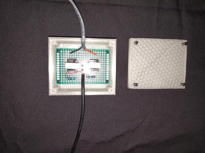 Electronics project case for 60mm x 40mm PCB Prototype Board