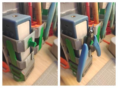 Multibin Pliers Hook - Flat - OI Rail Pop-In REMIX