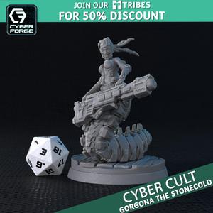 Cyber Cult - Gorgona the Stonecold - Additional Miniatures