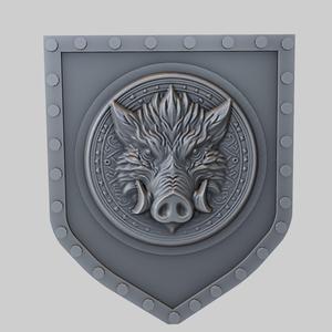 Pig Animal Wall Pig Animal Bust for CNC Router Laser & 3D Printer