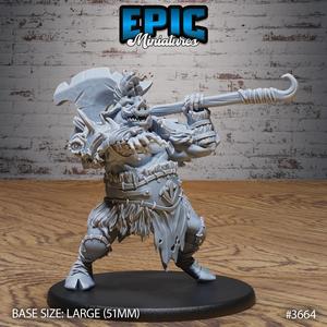 Boar Folk Outlaw Mockery ‧ DnD Miniature ‧ Tabletop Miniatures ‧ Gaming Monster ‧ 3D Model ‧ RPG ‧ DnDminis ‧ STL FILE