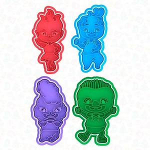 Elemental cookie cutter set of 4