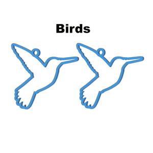 Bird Earrings - 3D Printable Jewelry 🐦✨
