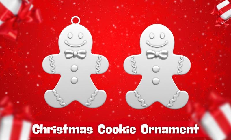Christmas Cookie Ornament - Pendant - Christmas Tree 4