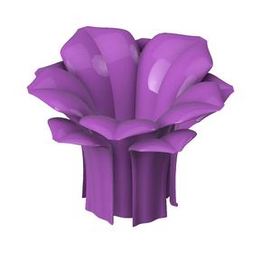 Double petal Flower pen cup