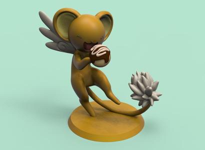 figure of kero of the anime sakura card captors