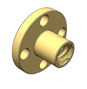 Trapezoidal nut Tr8x8  "fit perfect!"