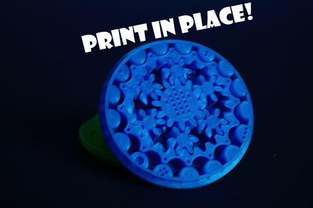 Print in Place- Distance Measuring Roll Tool