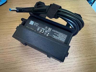 HP Laptop Charger Holder with Cable Management