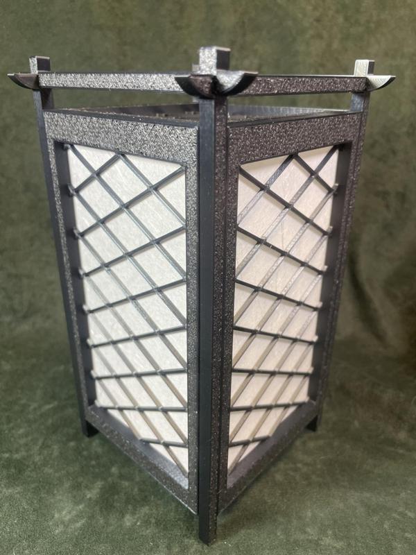 Kumiko Japanese Shoji Lantern - Hishi