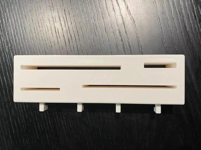Knife holder for IKEA Skadis pegboard (four slots)