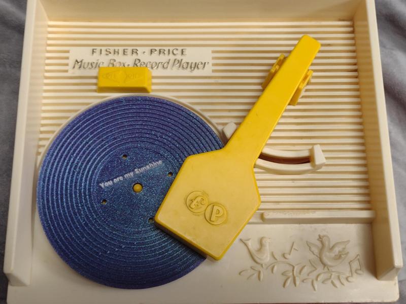 Vintage Fisher Price Music Box Record