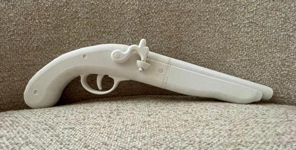 flintlock pistol (working)