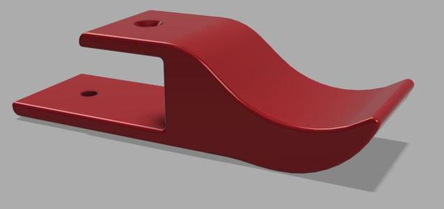 Shelf headphone holder