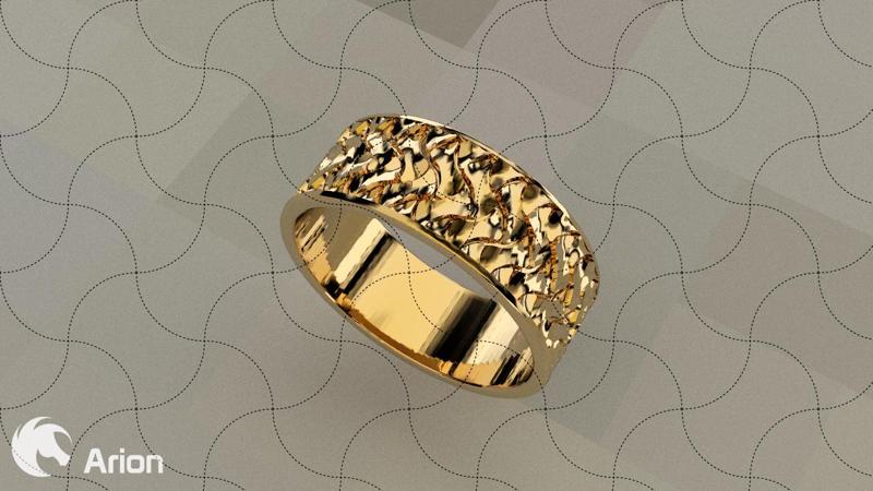 Fine Jewelry, Modern Textured Ring 63