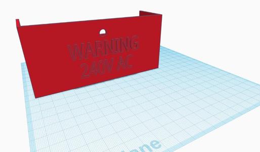 240v AC Cover - Meanwell DRP-240-48 PSU