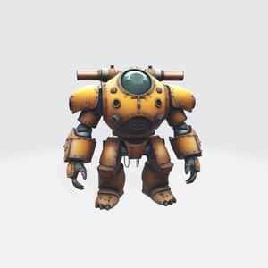 Steampunk Mecha Robot