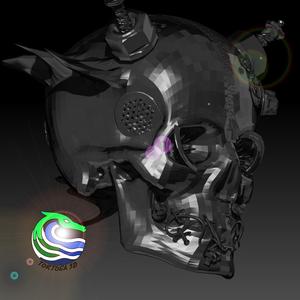 Lowpolywingskull