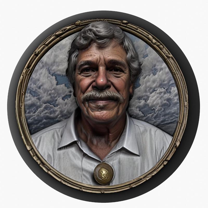 Alan Kay medallion pendant