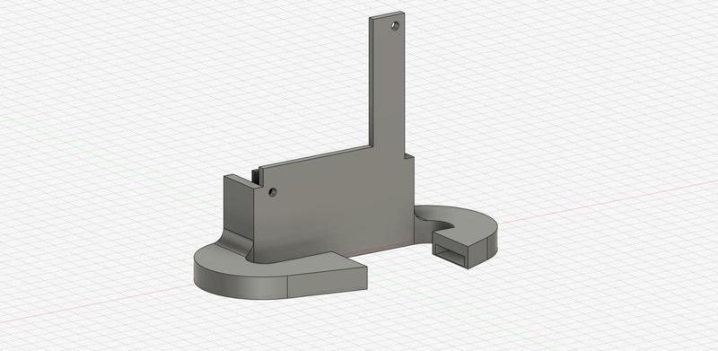 Anycubic i3 Mega nozzle two sided duct
