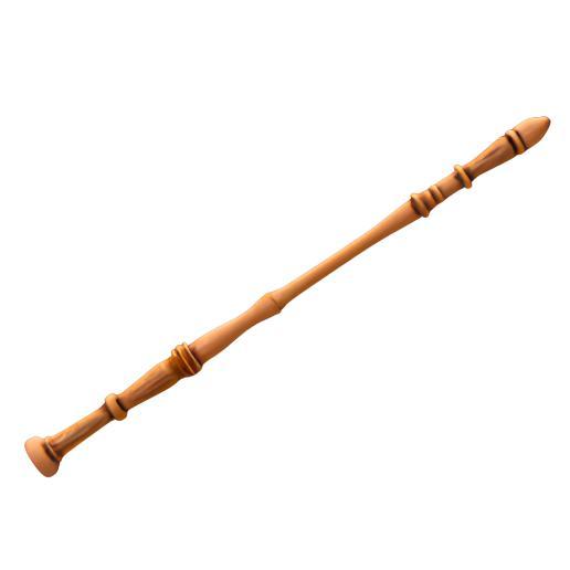 Ornate Wooden Magic Wand